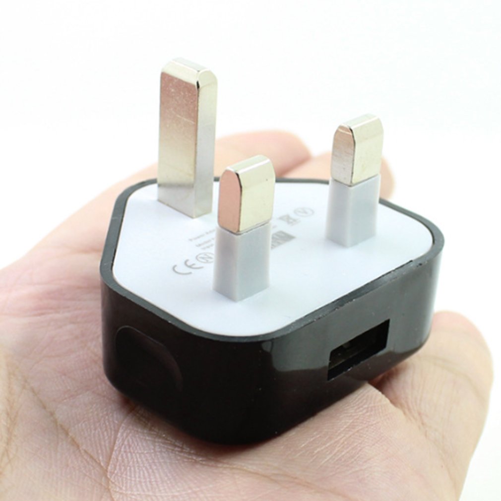 Usb Plug Adapter Oplader Stekker Stopcontact Usb-poorten Voor Telefoons Tabletten Oplaadbare Apparaten Voor Reizen Home Uk Plug 3 Pin
