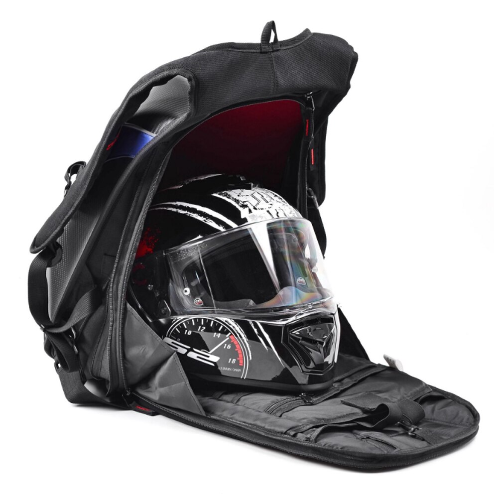 CUCYMA étanche Moto sac Moto sac à dos réservoir sac en Fiber de carbone Moto casque sacs voyage bagages #