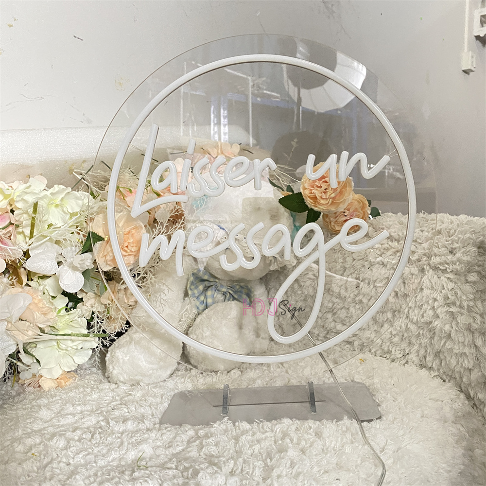 Letrero de neón Led para dejar un mensaje, decoración de mesa de para dormitorio, luces nocturnas de escritorio, lámpara, letreros de neón, decoración USB para cafetería y boda