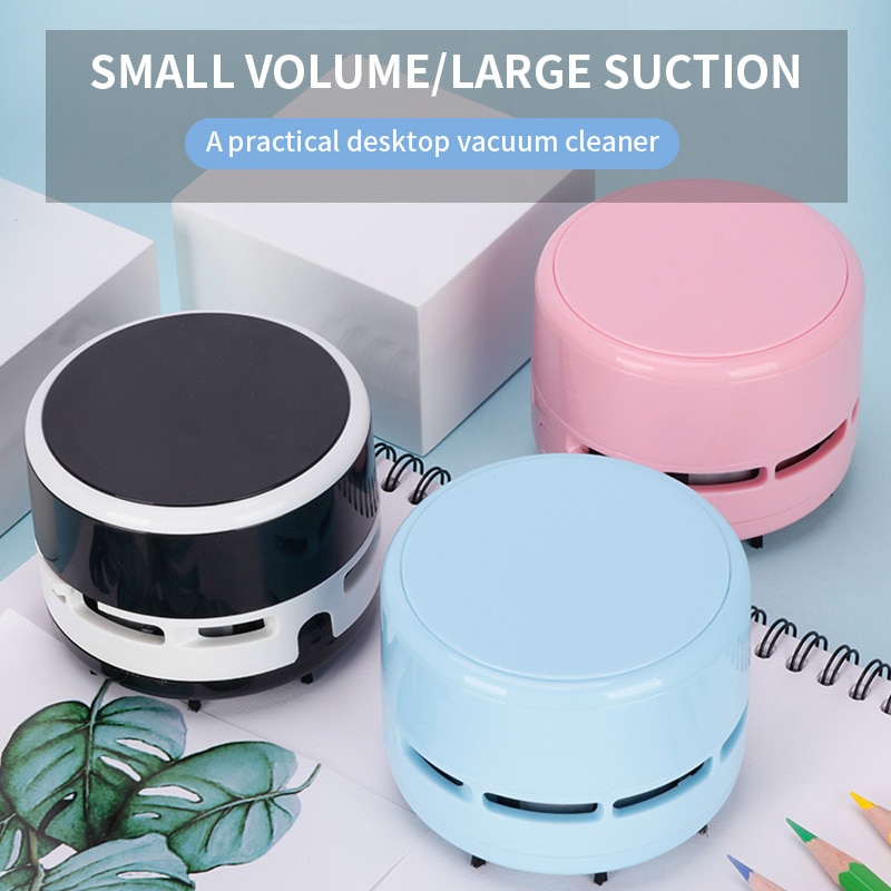 Desktop Vacuum Cleaner Small Cleaning Debris Machine Portable Computer Keyboard Vacuum Cleaner (Random Color)
