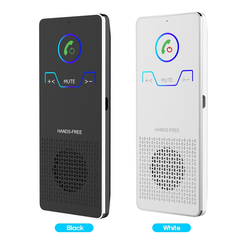 Wireless Handsfree Bluetooth Car Kit Hands Free Calling Transmitter sun visor Speakerphone With Car Charger For Phone