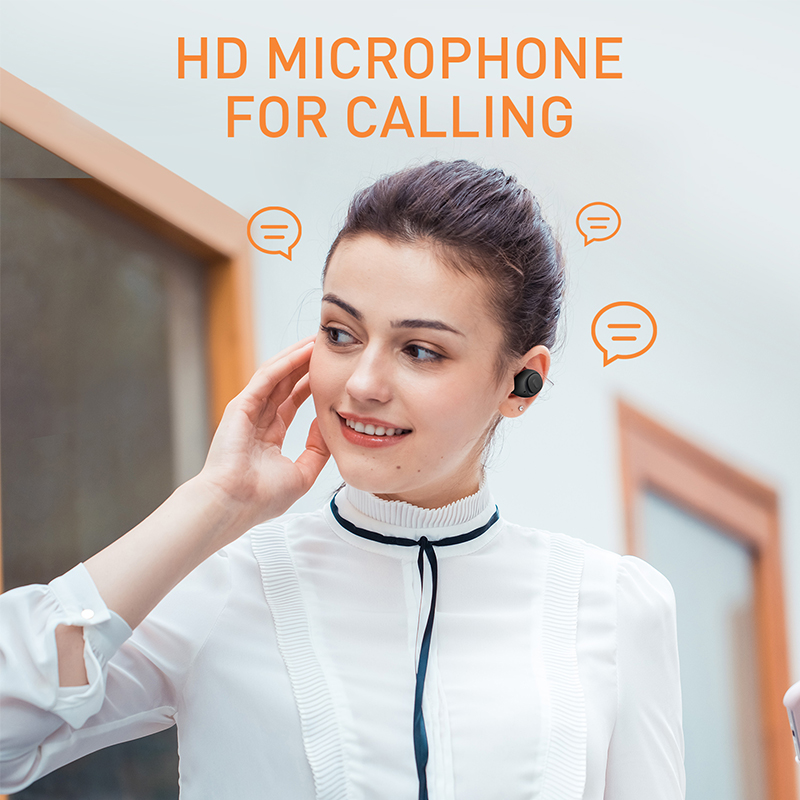Auriculares Bluetooth HAVIT I96 TWS V5.0 HD Micrófono estéreo inalámbrico IPX5 Cancelación de ruido auriculares para juegos emparejados por separado