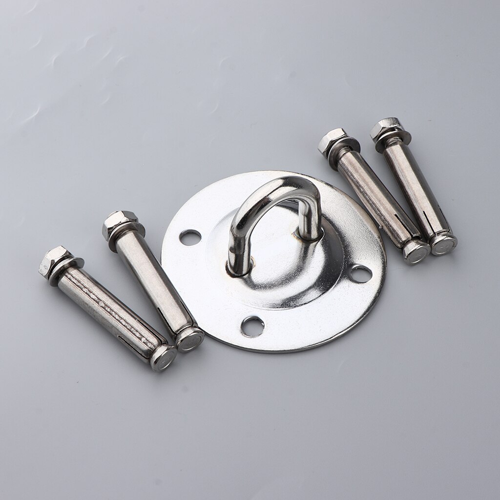 Ceiling & Wall Stainless Steel Anchor Bracket Hook for Aerial Training Straps Hammock Swing