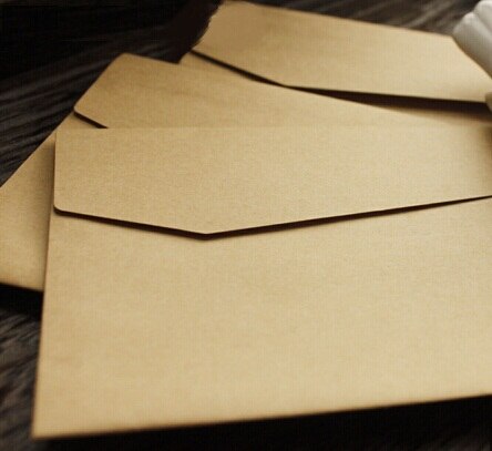 10Pcs/lot 170*120mm Vintage Europen Style Kraft Paper Envelopes DIY Multifunction Wedding Envelope Window Envelopes