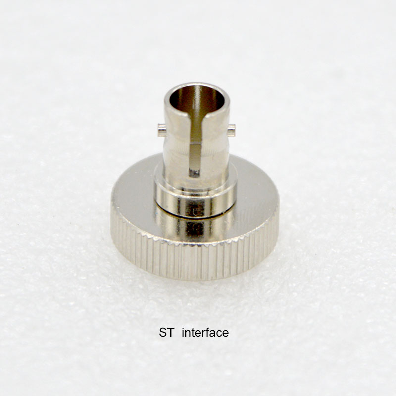 Optical Fiber Connector SC/APC/ST/ FC Optical Power Meter Conversion Adapter Coupler Flange Red pen Metal Head Special: WHITE