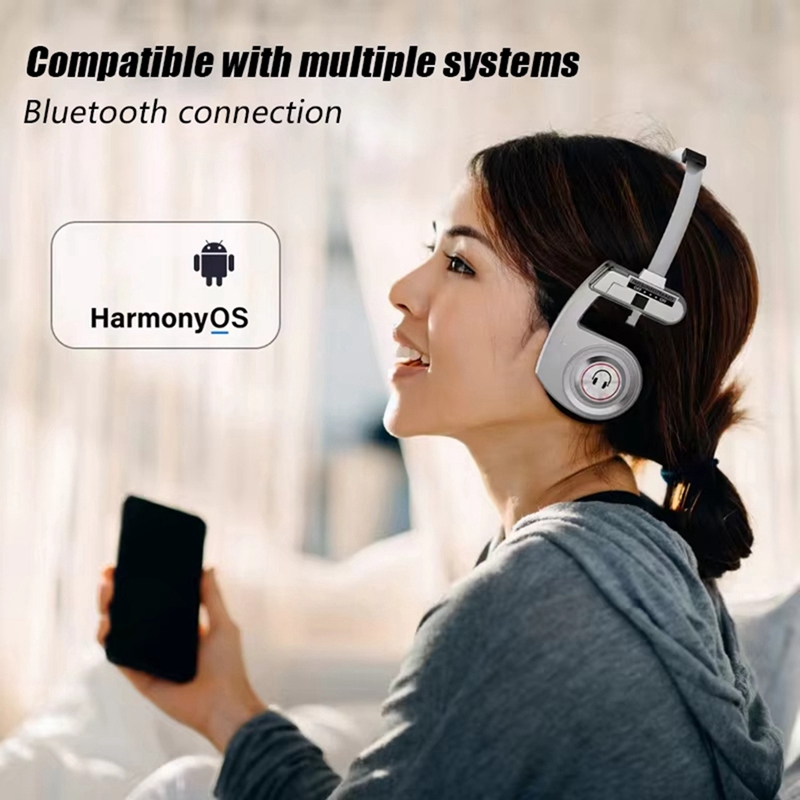 Retro Headphones Wireless Bluetooth Headphones, Stereo Microphone Headphones, Hifi Noise Canceling Headphones