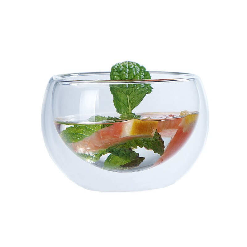 4 Pcs 50ml100ml150ml200ml Double Wall Cup Isolatie Hoge Borosilicaatglas Cup Koffie Melk Sap Drinken