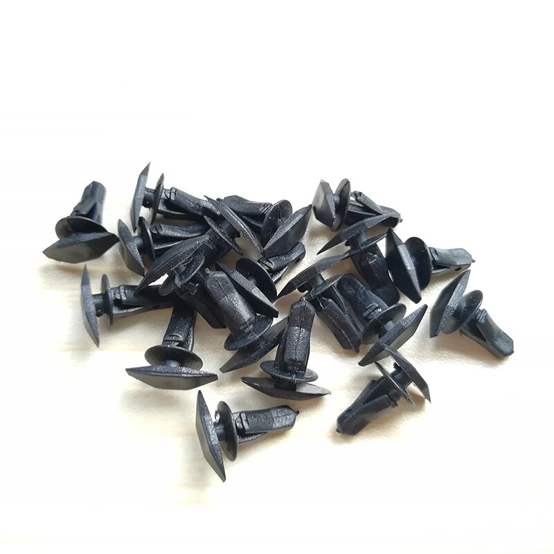 Clips de tira de sellado para coche, sujetadores fijos de plástico, remaches para puertas y ventanas, accesorios universales, 50 Uds.