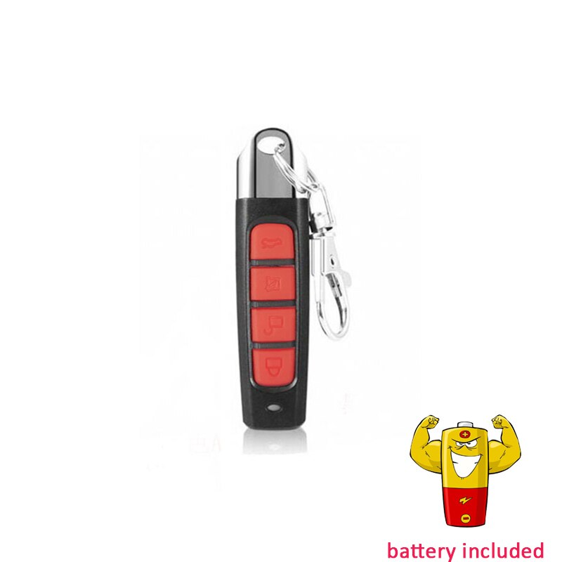 Universal 433MHZ Remote Control 433.92 Frequency 4 Channels Garage Door Openers Duplicator Cloning Code Car Key Copy Controllers: 07