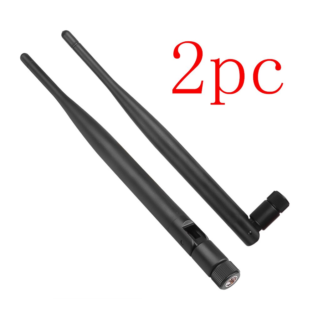 2PC 2.4 GHz WiFi Antenna 5dBi Aerial RP-SMA Male Wireless Router 2.4ghz Antenna wi fi Amplifier Booster For Router