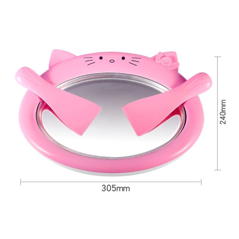 Tecknad mini glassmaskin stekt yoghurt maskin sommar cool glassmaskin