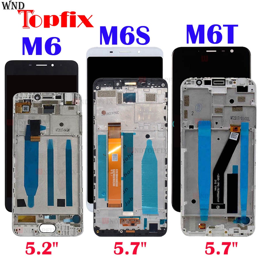 Pantalla táctil LCD para Meizu M6, repuesto de pantalla LCD M711H M711M M711Q M6S M712H M712Q para MEIZU M6T M811Q