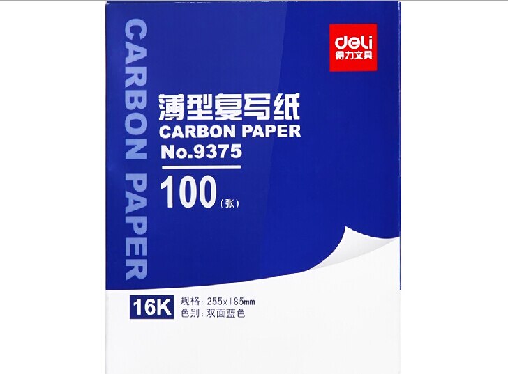 100 Stuks Carbon Papier 16K Maat 18.5*25.5Cm Rode Carbon Papier