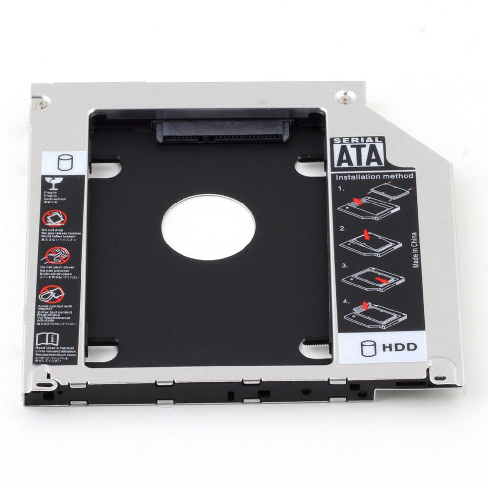 2nd Second SATA HDD SSD Hard Drive Unibody Caddy for MacBook Pro 13&quot; 15&quot; 17&quot;