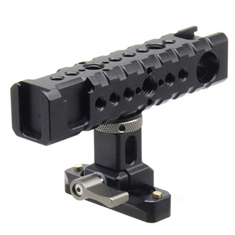 Camera Cage Top Handvat Voor Sony Canon Nikon Camera Konijn Kooi Fotografie Vlog Schoen Chute Camera Handvat