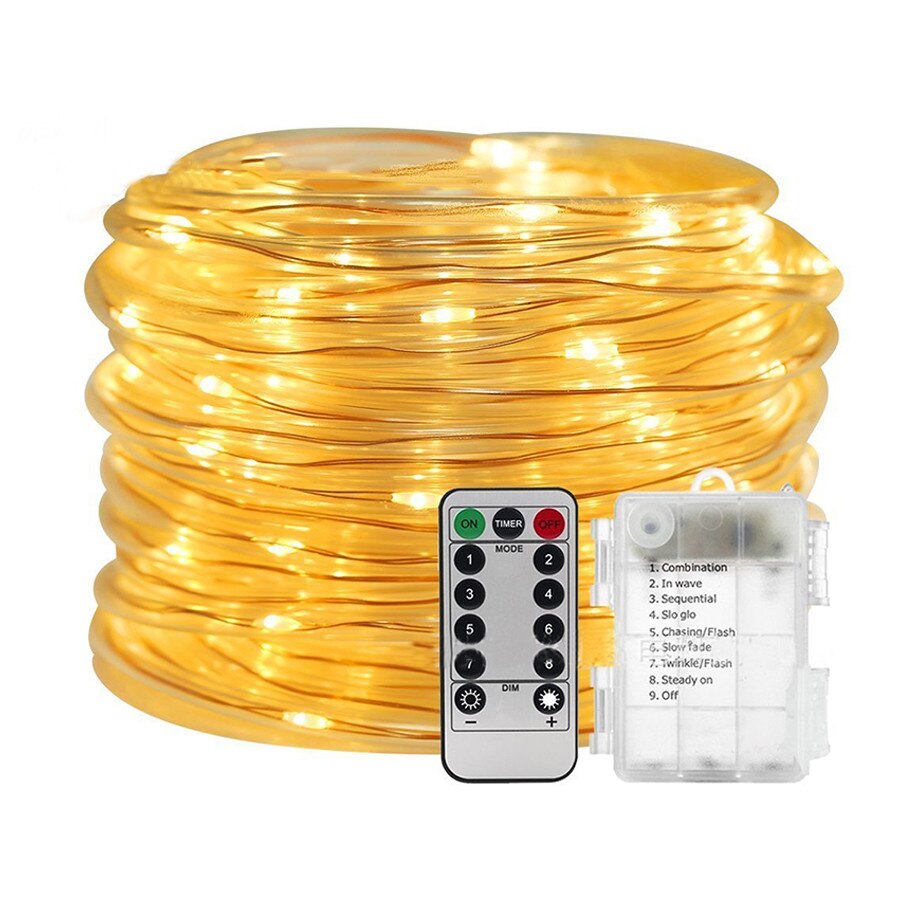 5M 10M 30M Outdoor PVC Tube String Light Battery L... – Grandado