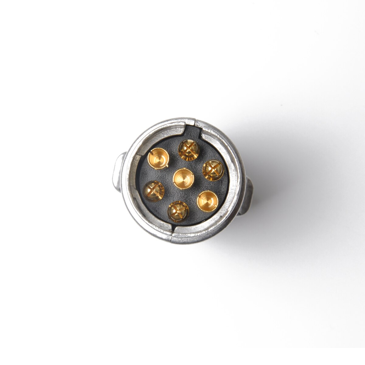 Durable 7 Pin Aluminium Alloy Plug Trailer Truck Towing Electrics 12V Connector Trailer Connector Adapter Trailer Parts EU Plug