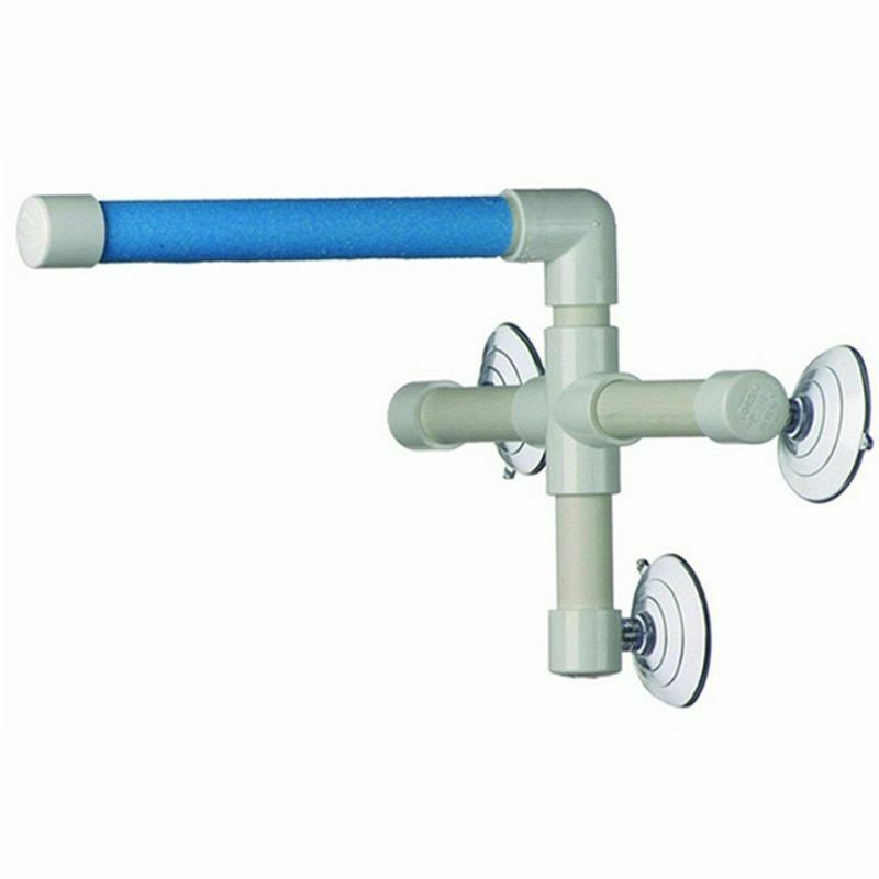 Estante para loros, ducha de baño grande para aves, juguetes de plástico de pie, jaula para mascotas, accesorios