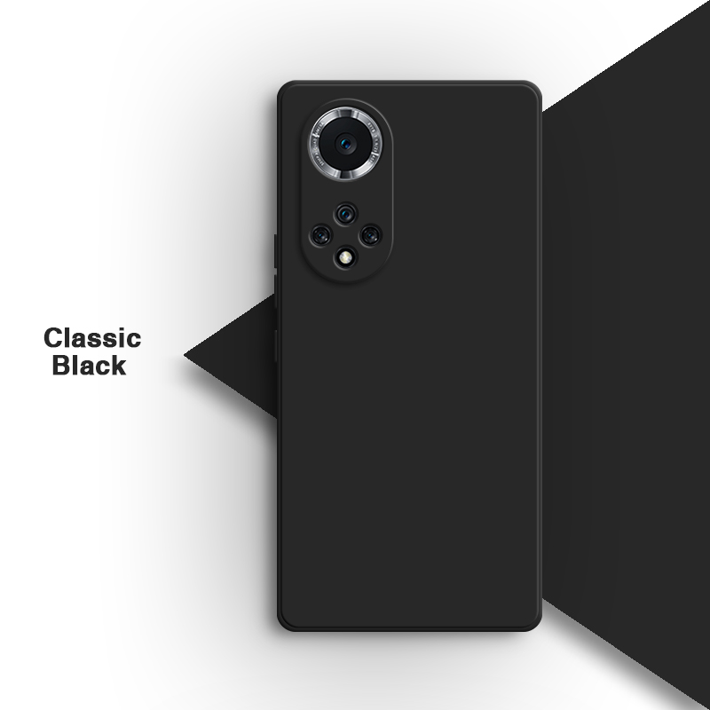 Einfache Original-Handyhülle für Huawei Nova 9 Nova 9 Profi SE 9 Profi 9 SE 5G, hochwertige, quadratische, flüssige Silikon-weiche Handy, Mobiltelefon Rückseite: Polyester / Gold