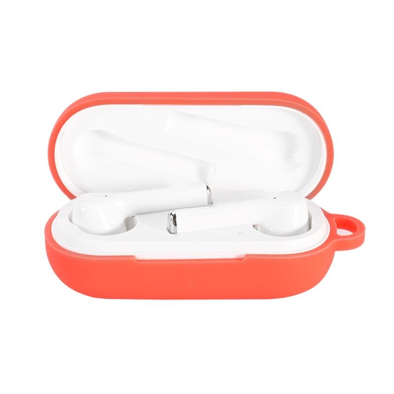 Coque Anti-chute pour écouteurs coque de protection en Silicone pour Huawei freebud 3i sans fil Bluetooth écouteurs accessoires: Red