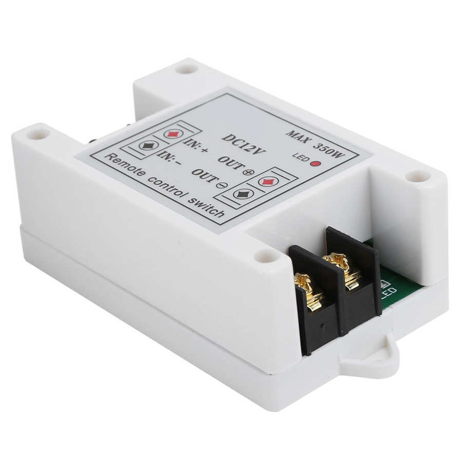 DC 12V Remote Control Switch Wireless Transmitter Receiver Controlling Electromagnetic Valve Vehicle