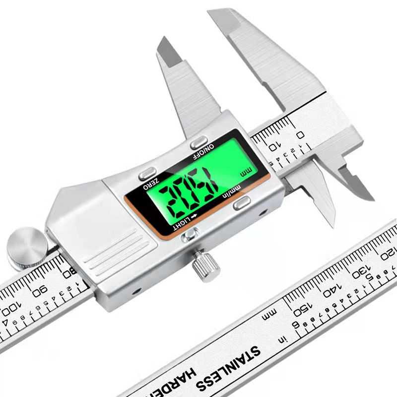 Backlit Screen 0-150mm Digital Vernier Measuring Tool Electronic Vernier Caliper Stainless Steel Metal Shell Digital Caliper