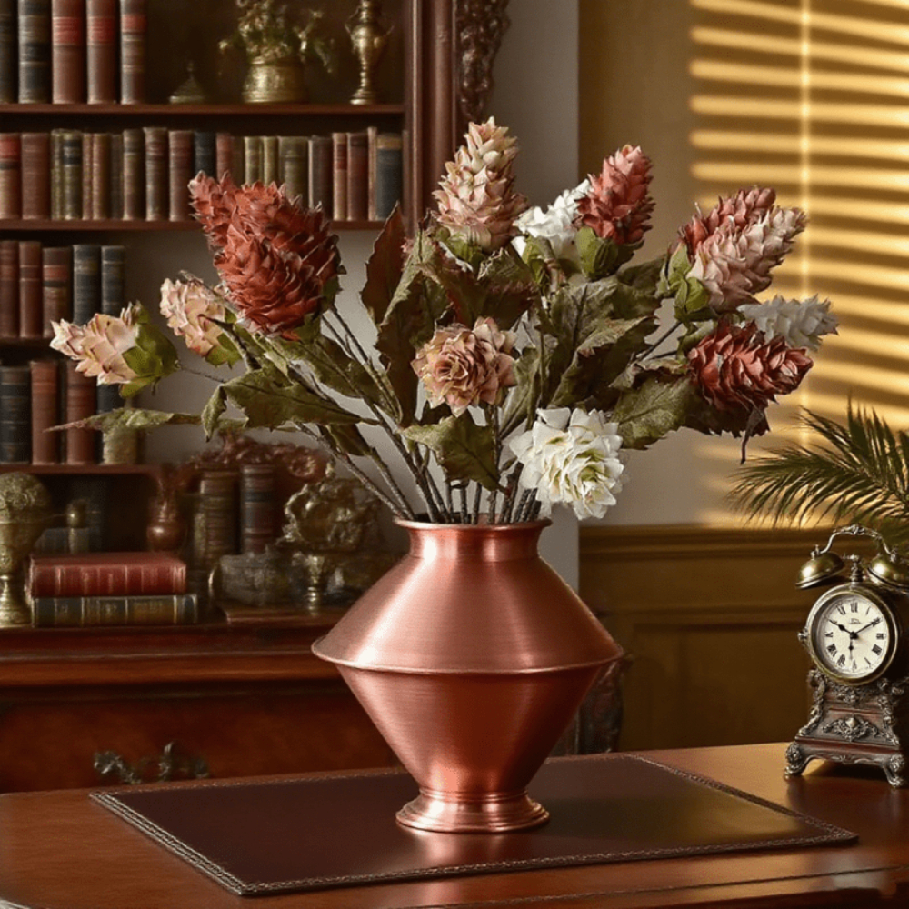 2pcs- Artificial Ginger Flower Bouquet Plastic Realistic Floral Arrangement Wedding Christmas And Halloween Artificial Plants