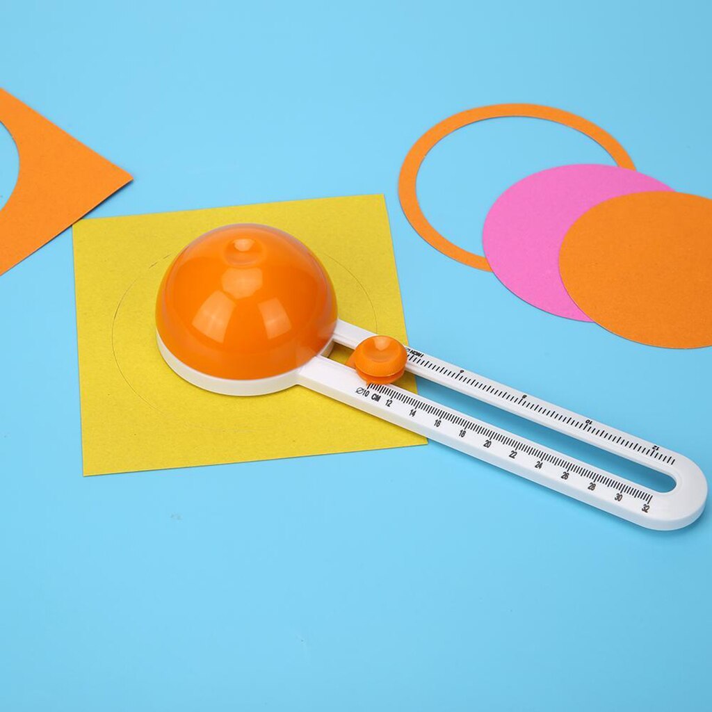 Compass Rotary Cutter Portable Paper Trimmer for Invitations Card Making DIY