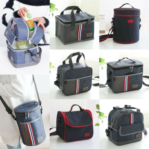 Lunch Bags Portable Insulated Lunch Bag For Women Men Kids Thermos Cooler Adults Tote Box