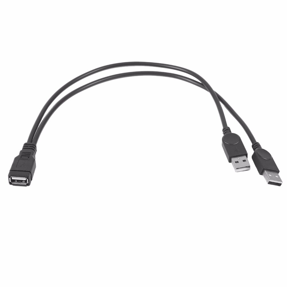 30 Cm Verlengkabel Usb 1 Female Naar 2 Dual Usb Male Data Hub Power Adapter Y Splitter Usb Opladen power Cord Kabel
