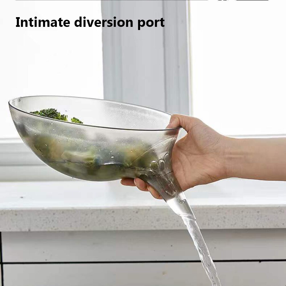 Panier Lavage Légumes En Forme D’escargot – Passoire Rotative, Drainage Rapide – Ustensile Cuisine Multifonction – Alimentaire