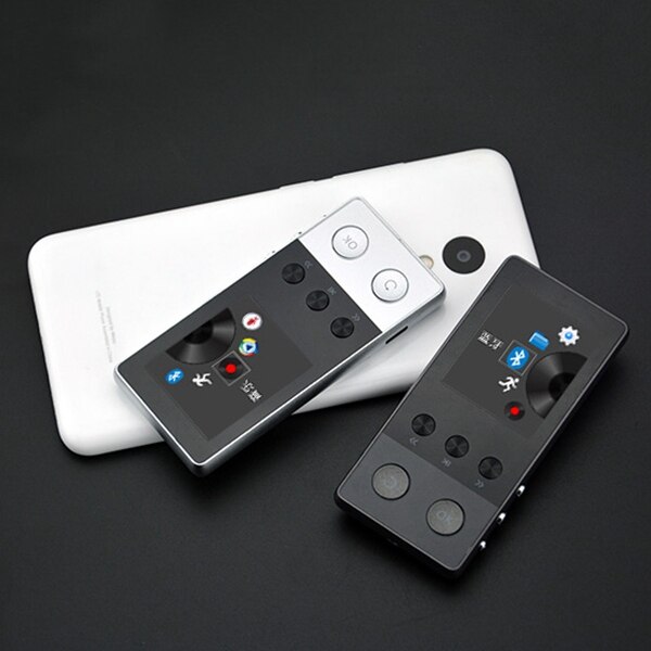 Bluetooth Metal Mp3 Player Built-In 8G Hifi Lossless Music With Peeter And Loud Speaker(silver)