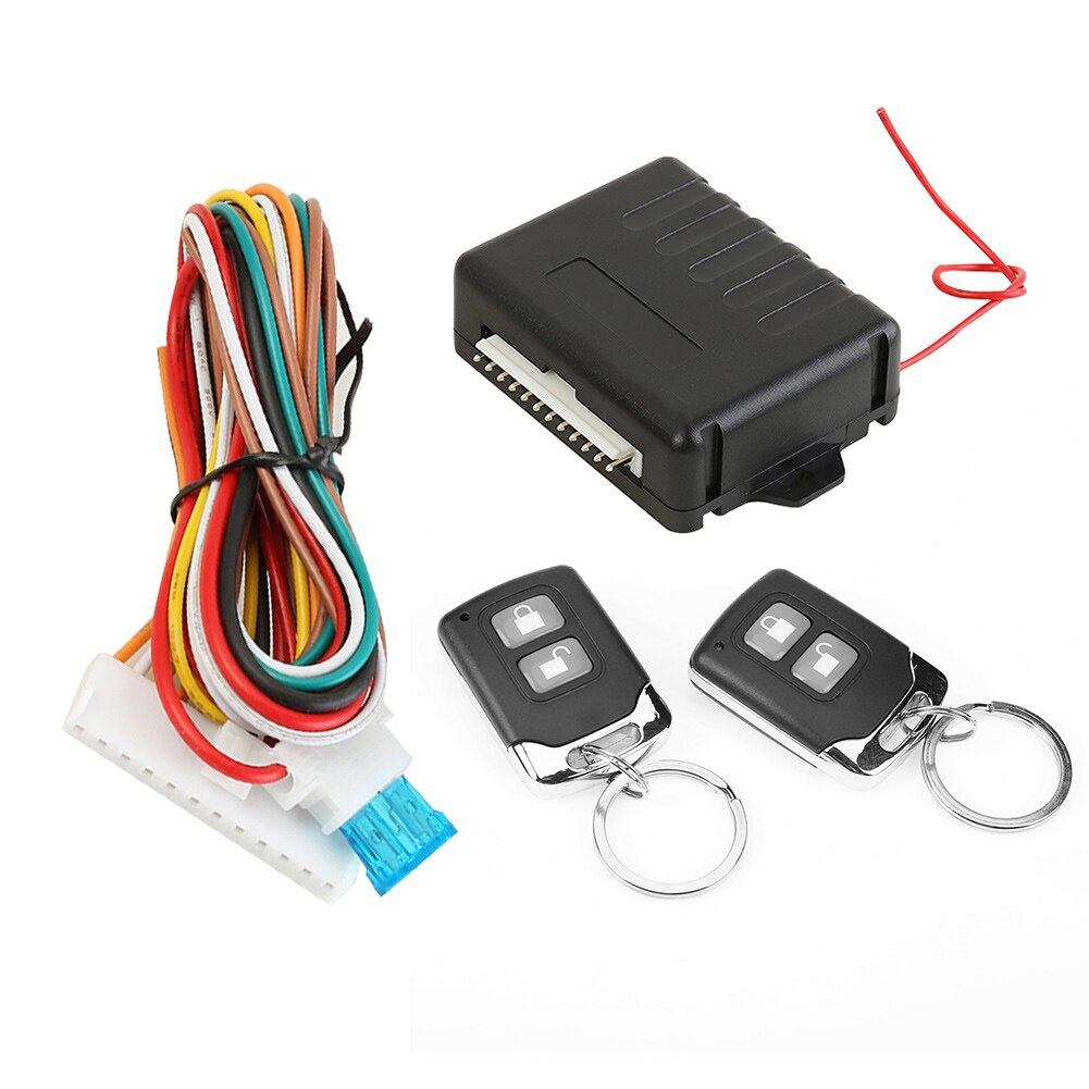 Car Door Locking Kit Entry Alarm System Auto Remote Central Keyless 410/T245 for Outdoor Parts Personal Car Supplies: B