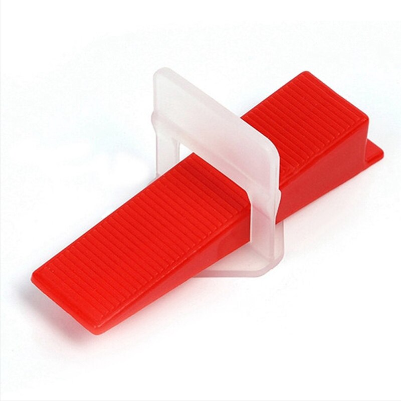 100pcs Wedges Plastic Ceramic Tile Leveling System Tiling Floor Wall Carrelage Spacers Locator Leveler Level Construction Tool