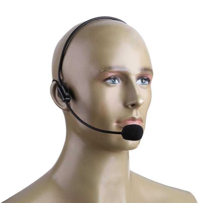 Portable Head-mounted Headset Microphone Wired 3.5mm Plug Guide Lecture Speech Headset Mic For Teaching Meeting bee ear mic