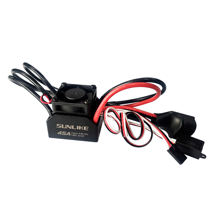 SUNLIKE SL3650 3100kv Bürstenlosen Motor- 45A Bürstenlosen ESC Elektro Geschwindigkeit Regler Staub-beweis für 1:10 1/10 RC Auto: 45A ESC