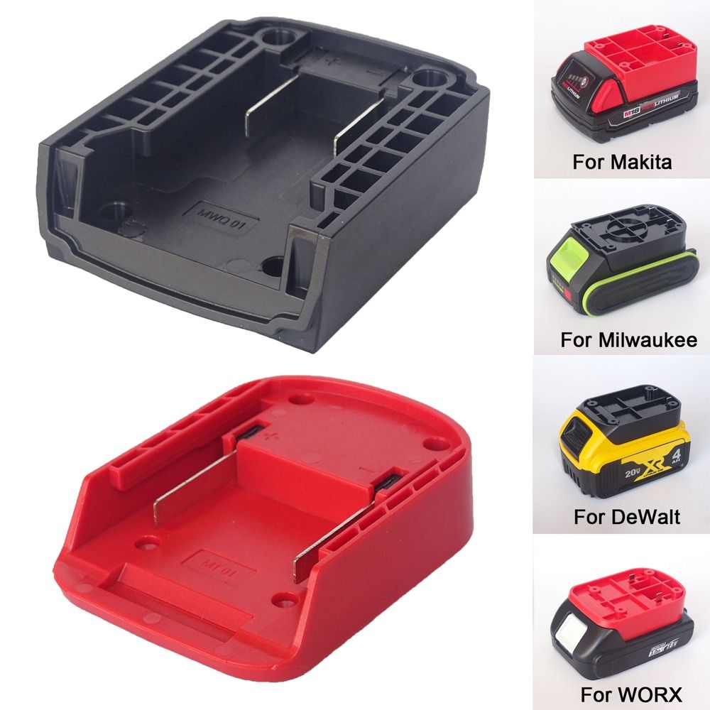 Adaptateur universel de connecteur de batterie bricolage, tête de charge, coque pour Makita, DeWalt, Punta X, Milwaukee, base de support de batterie 18V