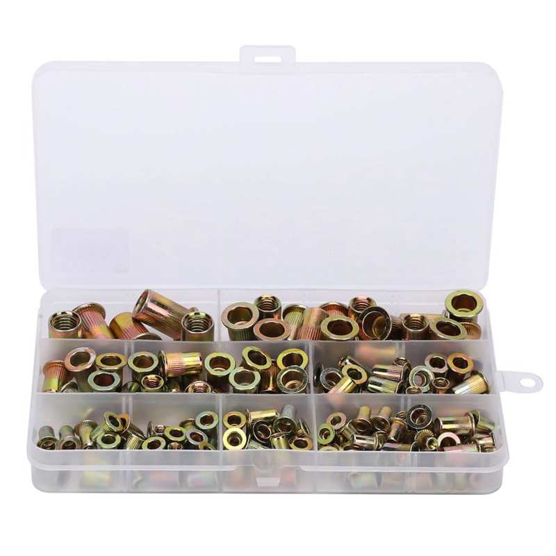 Insert Nut Set Galvanized Carbon Steel Rivet Nut for automobiles elevators