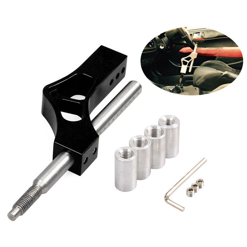 Car Aluminum Shift Knob Expansion Adjustable Height Lever Extender Gear