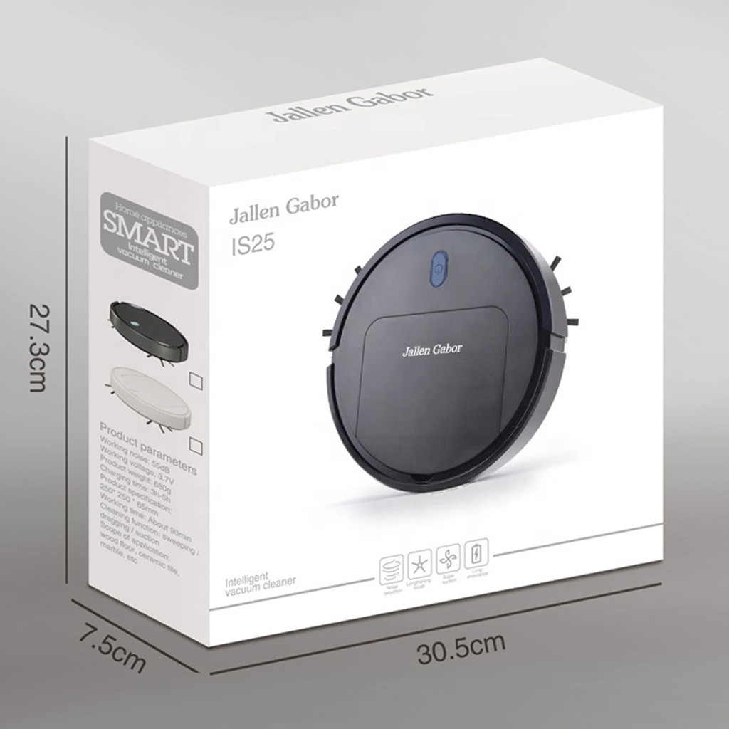 30# Automatic Smart Vacuum Cleaner Robot Rechargeable Vacuum Cleaner Dust box 400ML Living room cleaning