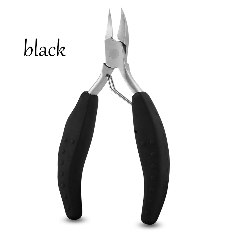 Voet & Nagelriem Schaar Tang Voeten Zorg Teen Nagelknipper Trimmer Cutters Paronychia Tangen Manicure Remover Tool NT86: Black
