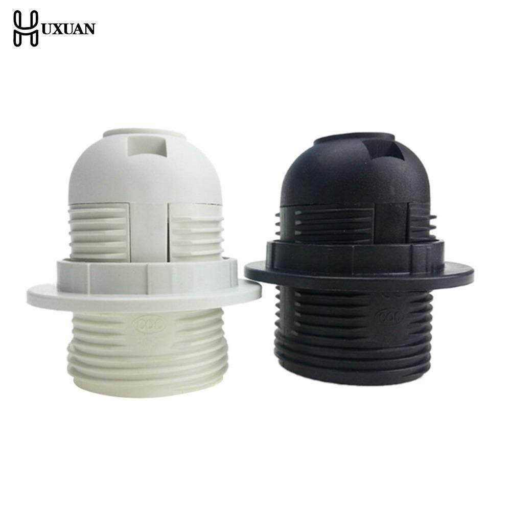 250V E27 LED Plastic Lamp Holder E27 Edison Screw Light Bulb Socket Holder DIY E27 Socket Base Lamp Accessories Luminaire