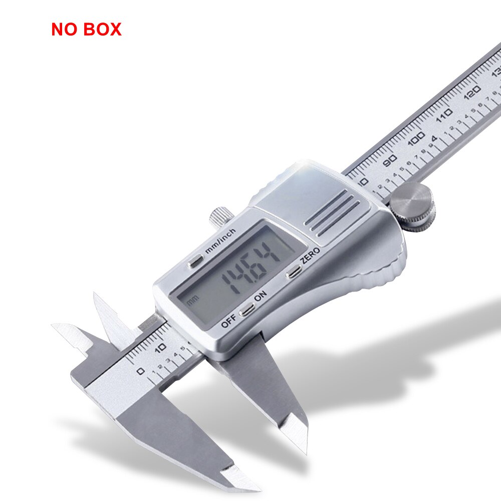 Stainless Steel Digital Caliper 150mm MM / Inch High Precision Electronic LCD Vernier Caliper Micrometer Measuring Tools: Only caliper