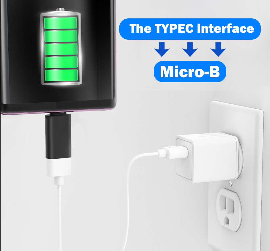 1/2Pcs Metal USB Type C to Micro USB Adapter Female Type-C to Male Mini Data Transfer Connector for Camera Phone OTG Conventer