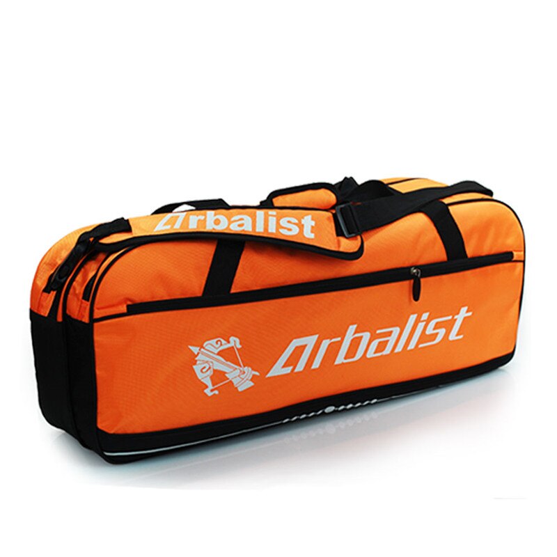 6 Stuks Racket Tennistas Badminton Tas Rugzak Sack Tennis Raqueta Tas Grote Capaciteit Sport Tennis Racket Schoenen Opbergtas: Orange