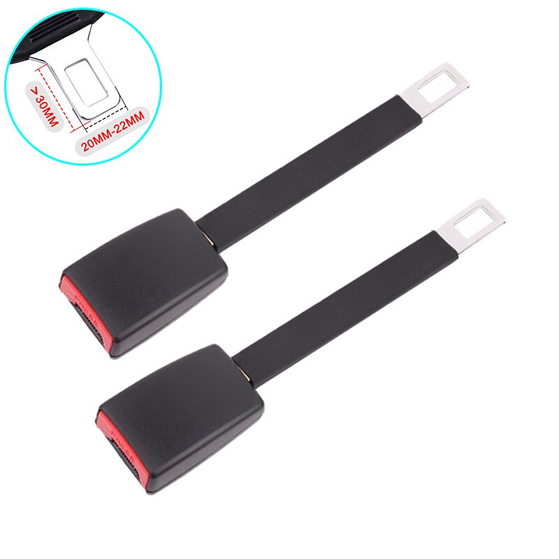 Universal Seat Belt Extender Staal Autogordel Gesp Voor 20-22Mm Tong Autogordel Clip Uitbreiding plug Gesp Seat Belt: Rood