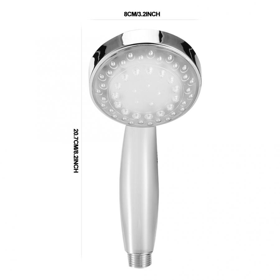 Shower Sprayer LED Colorful Handheld Shower Head Temperature Control Hand Shower Sprayer for Home Bathroom