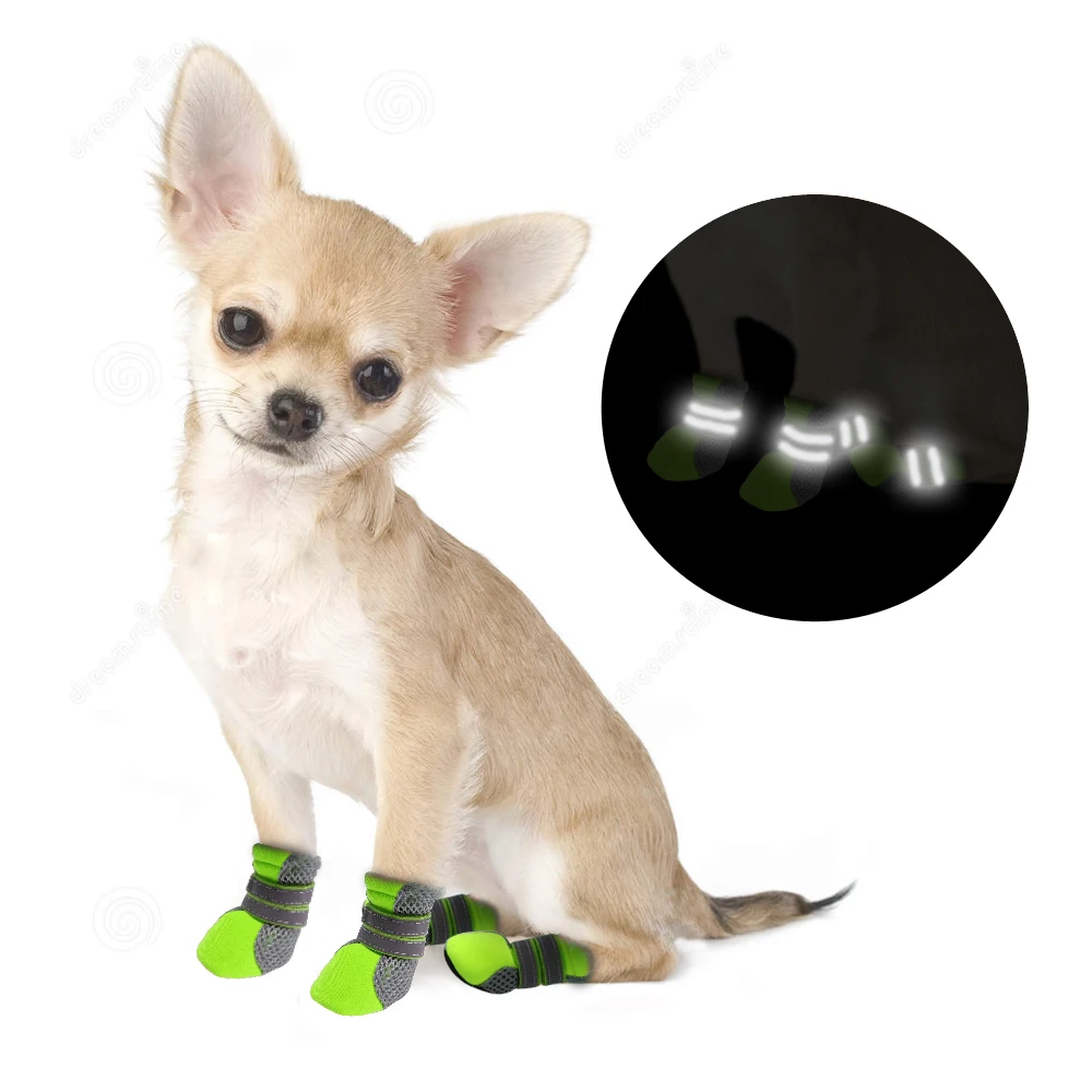 Zapatos para perros y cachorros, Botas de lluvia de fondo suave para exteriores para gatos, Chihuahua, Botas impermeables, Perros, Mascotas, Botas, zapato para cachorro