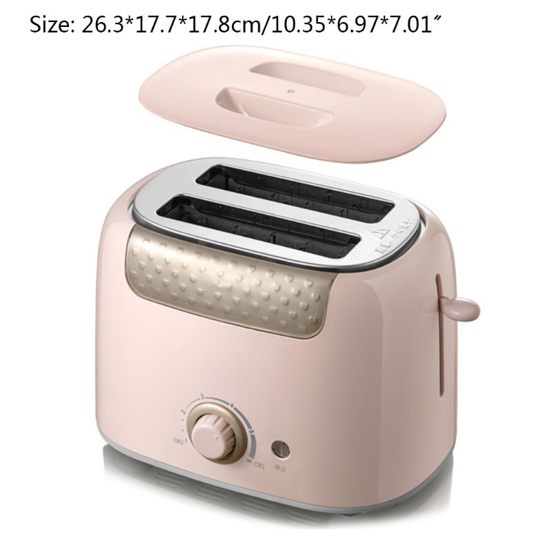 Tostadora automática de acero inoxidable de 2 rebanadas, máquina de sándwich de pan de calentamiento rápido