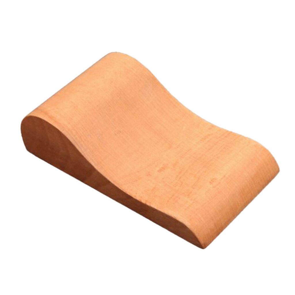 Beech Wooden DIY Leather Belt Bending Tool Leathercraft Polishing Printing